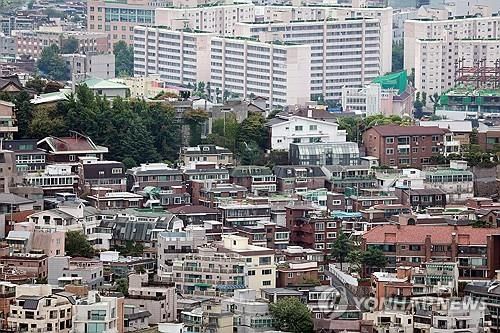 서울의 주택가 모습 [연합뉴스 자료사진] 