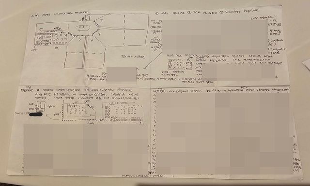 A씨가 작성한 '구금일지'