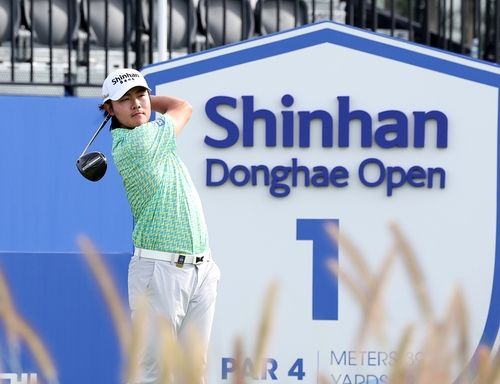 김성현의 티샷.