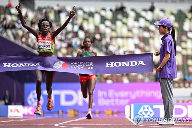 제프치르치르, 도쿄 세계선수권 여자 마라톤 우승