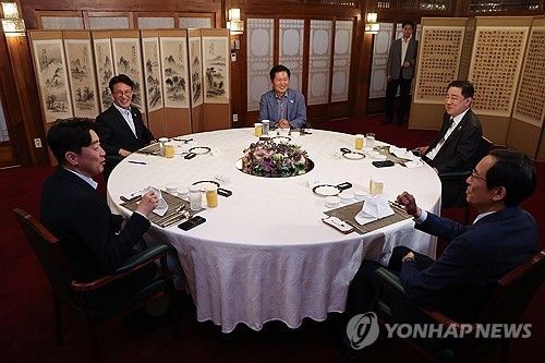 당정대 고위급 만찬회동
