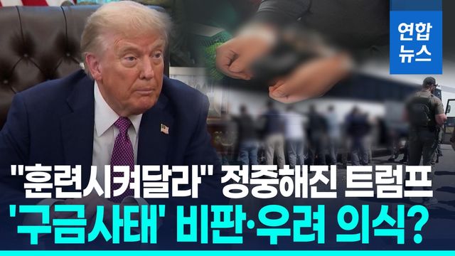 [영상] '한국인 구금' 비판 우려했나…트럼프 "해외기업 직원 환영" - 2