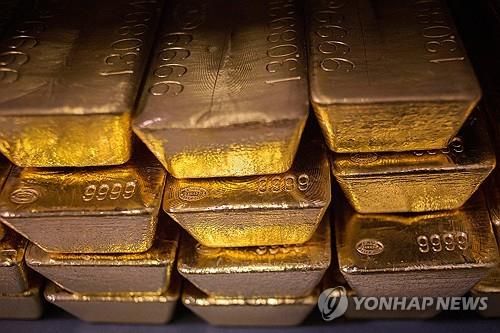 미 뉴욕주 웨스트포인트 조폐소에 보관된 금괴