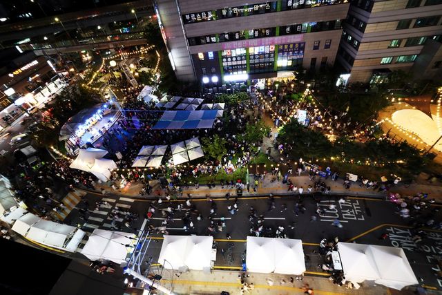 지난해 석계역 달빛야시장 모습