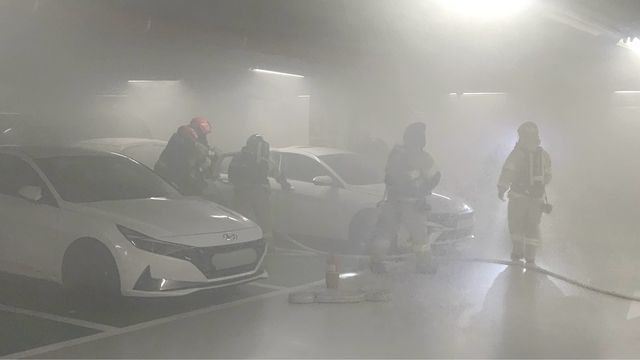 이화여대 인근 건물 지하주차장 차량서 화재