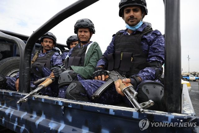 예멘 반군 후티 무장대원들