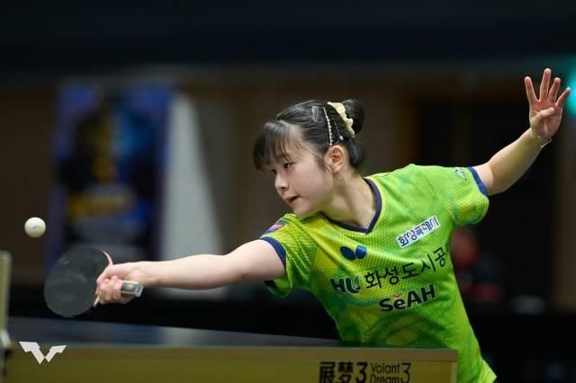 WTT 시리즈 경기에 나선 허예림