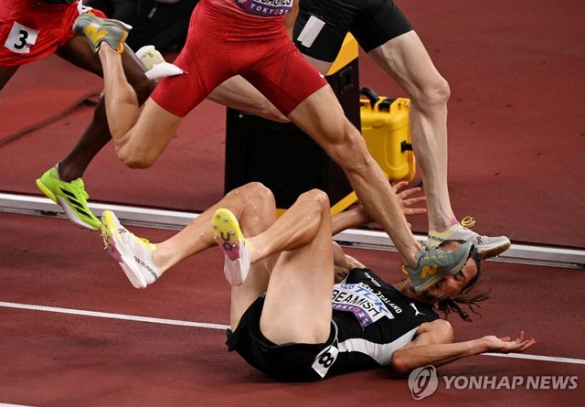 얼굴을 밟힌 비미시