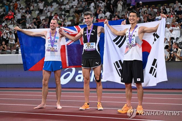 도쿄 세계선수권 남자 높이뛰기 메달리스트