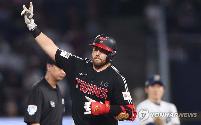 LG 해결사 오스틴 홈런