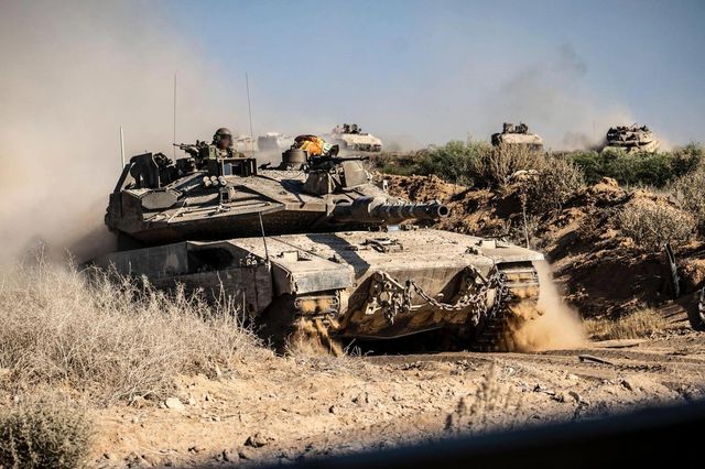 가자시티 지상작전에 투입된 전차