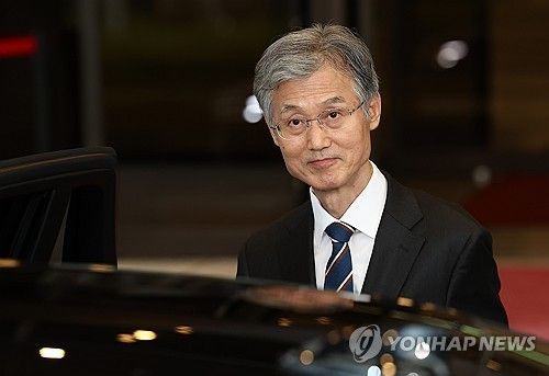 차 타는 조희대 대법원장