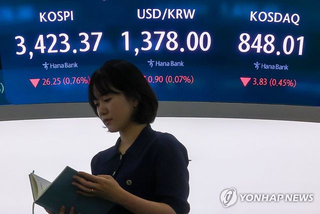 美 기준금리 인하 기대 고조에…환율 1.0원 내린 1,377.9원