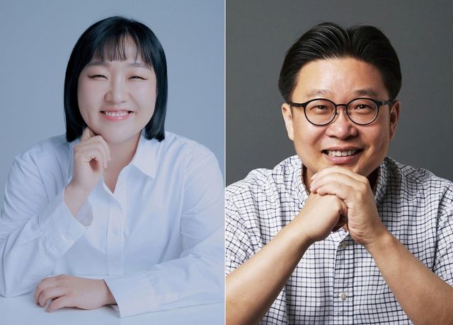 서경덕(오른쪽) 교수와 내레이션을 맡은 방송인 이수지 씨
