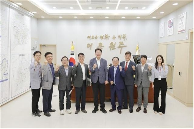 원주시, 산업단지 운영협의회 회장단과 간담회