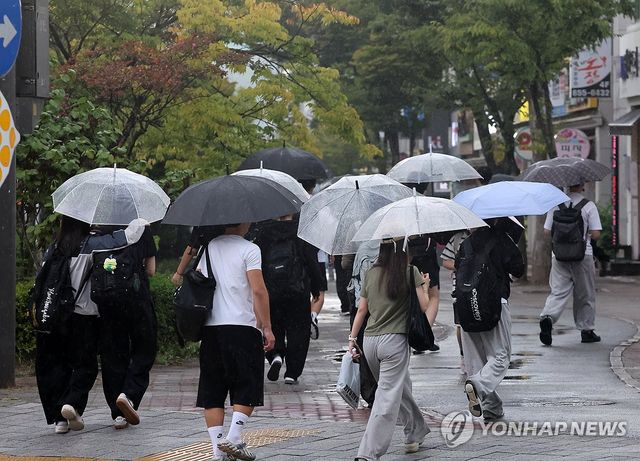 최악 가뭄 강릉에 소나기