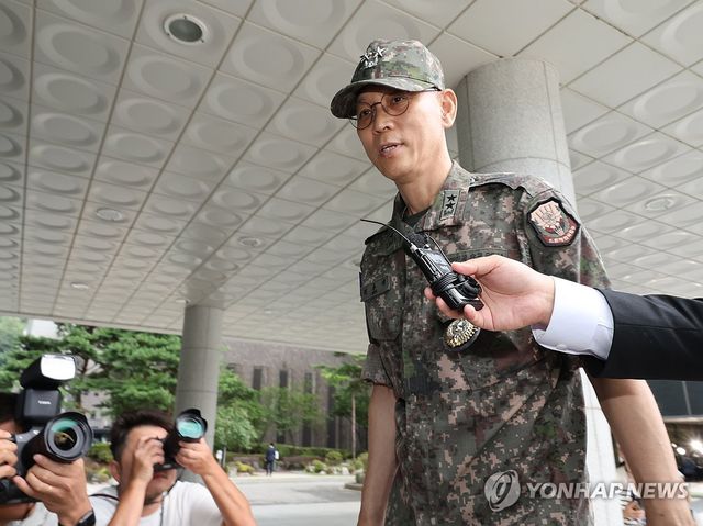 김용대 드론작전사령관, 내란특검 출석