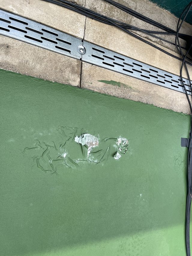 센터코트 바닥 상태