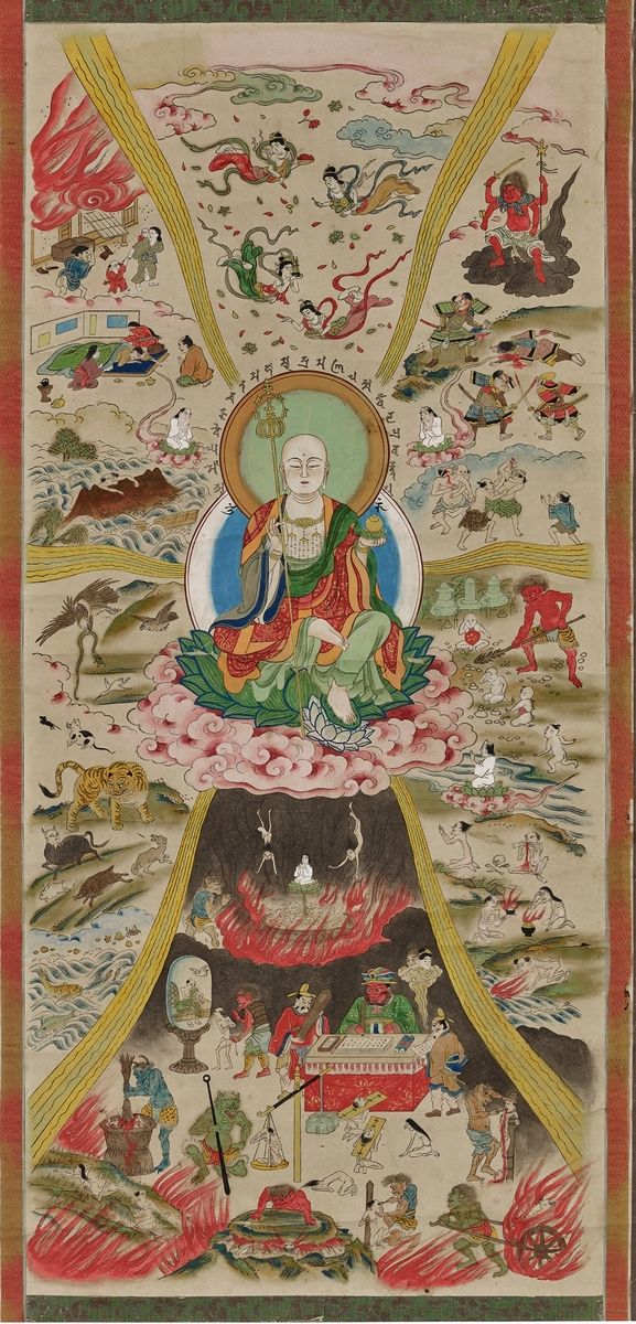 지장보살 지옥 만다라