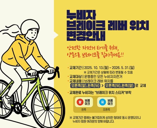 창원시, 누비자 브레이크 레버 조정