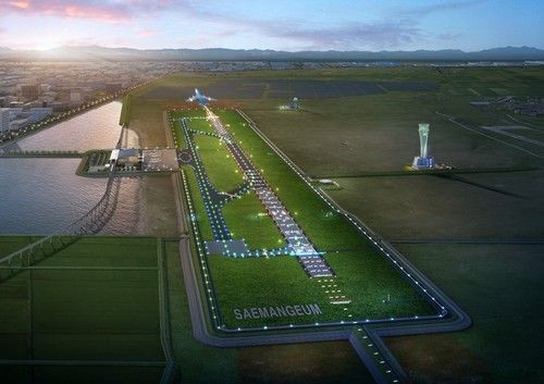 새만금 국제공항 조감도