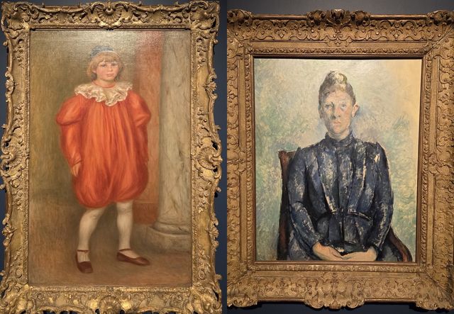 세잔과 르누아르의 인물화