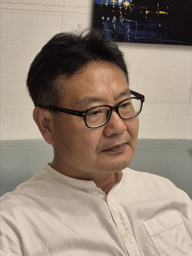 연합뉴스와 인터뷰 중인 류동익 공동대표