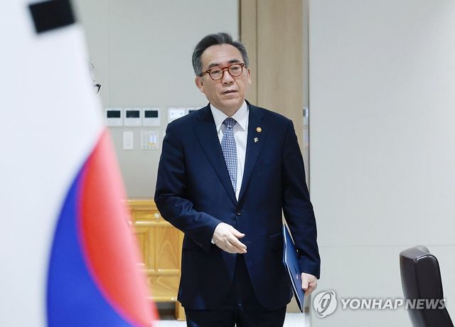 국무회의 참석하는 조태열 외교부 장관