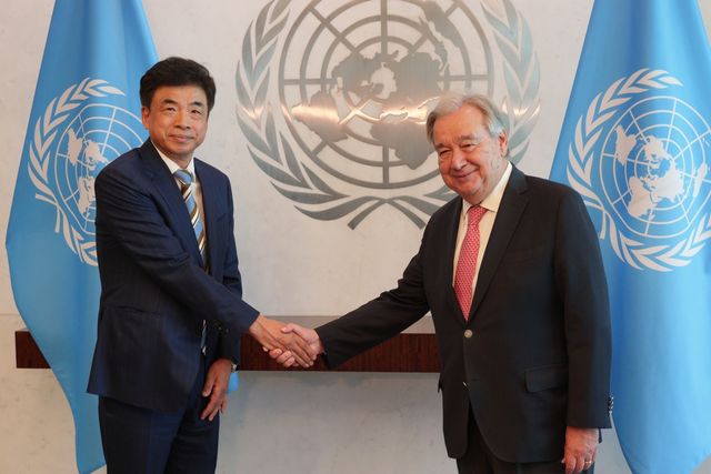 차지훈 신임 유엔대사, 유엔총장에 신임장 제정