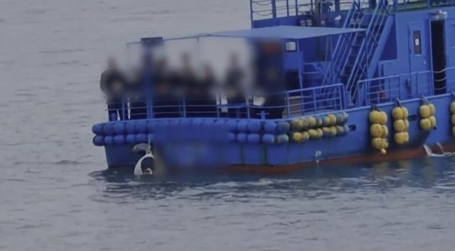 인천항 해역서 불법 장례