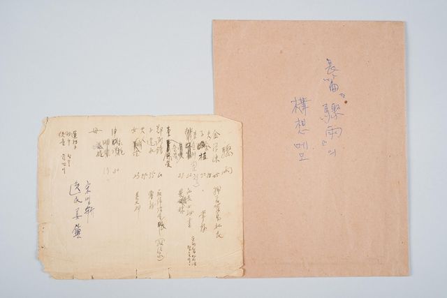 염상섭의 소설 구상 메모