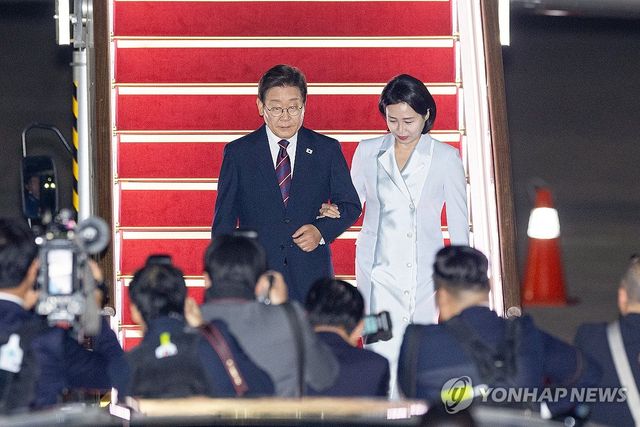 캐나다 G7 정상회의 일정 마치고 귀국한 이재명 대통령