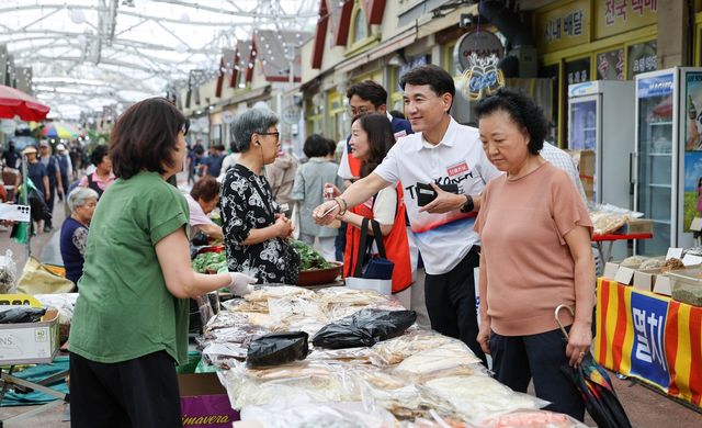 춘천 풍물시장에서 전통시장 장보기
