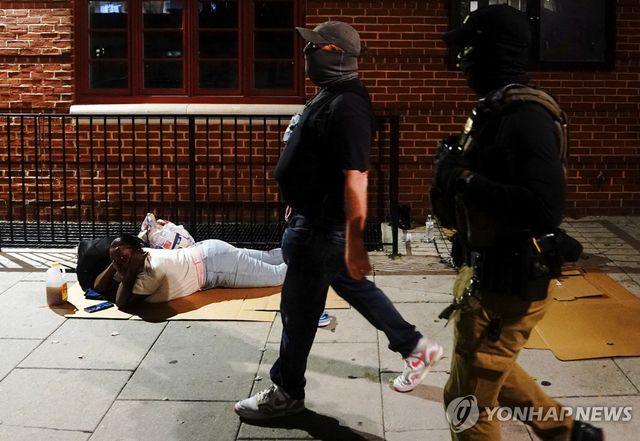 미국 뉴욕의 노숙자