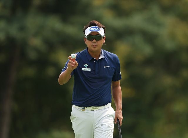 박상현의 버디 세리머니.