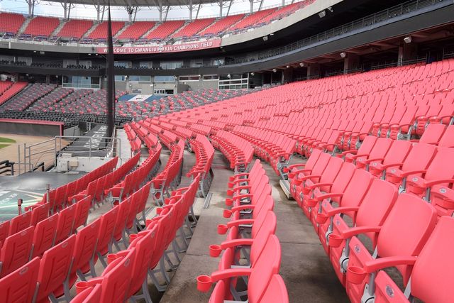 광주기아챔피언스필드 관람석 교체