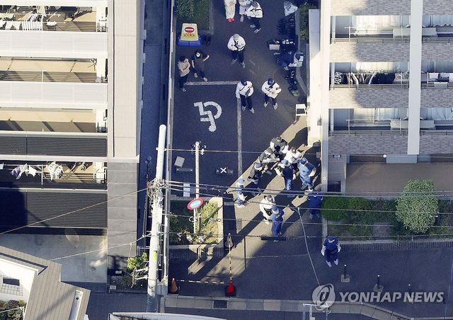 한국인 여성 피습 사망 사건 조사하는 일본 경찰