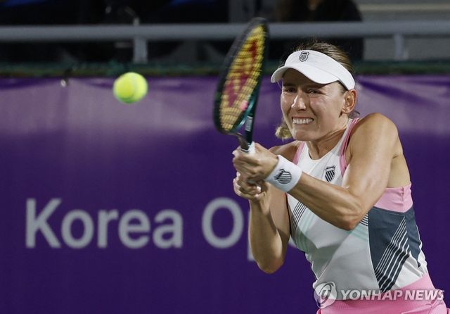 에카테리나 알렉산드로바의 준결승 경기 모습. 