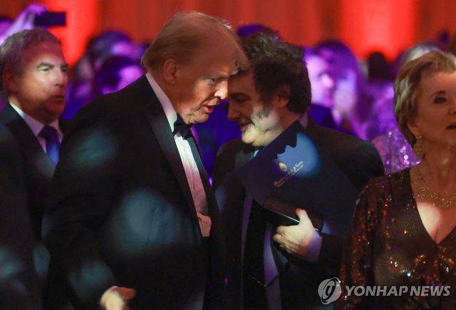 트럼프 미국 대통령과 밀레이 아르헨티나 대통령