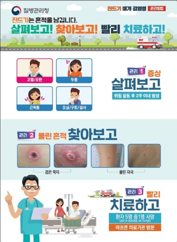 진드기 매개 감염병 관리방법