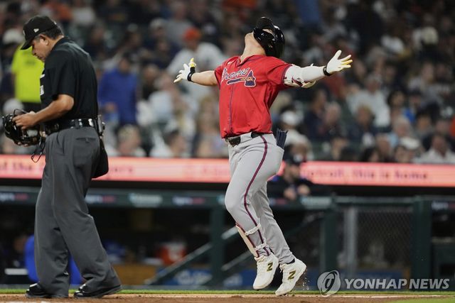 김하성의 홈런 세리머니