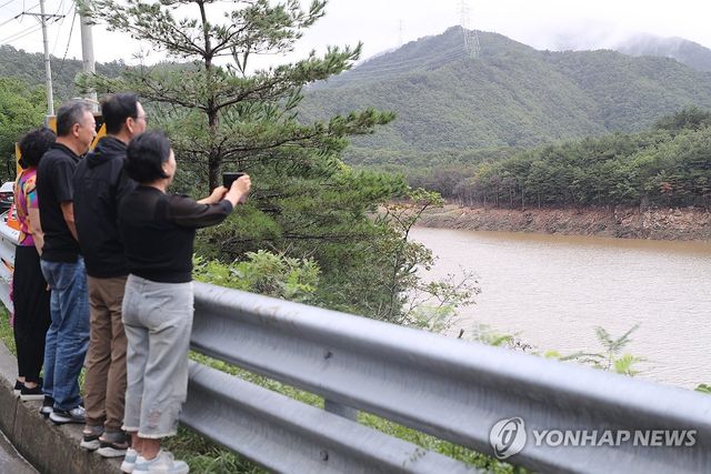오봉저수지 저수율 40% 돌파