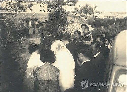 1960년대 제주도의 혼례 모습