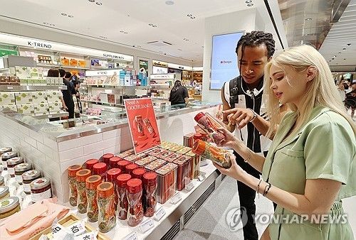 면세점에서 만나는 K푸드