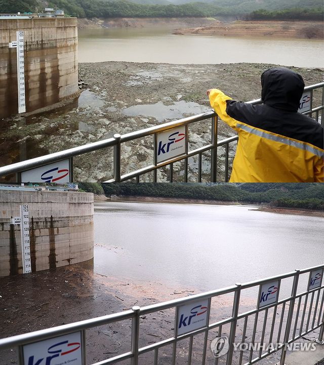 50% 넘긴 오봉저수지 저수율