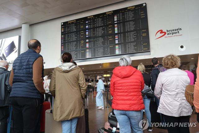 벨기에 브뤼셀 공항, 이틀째 운항 차질
