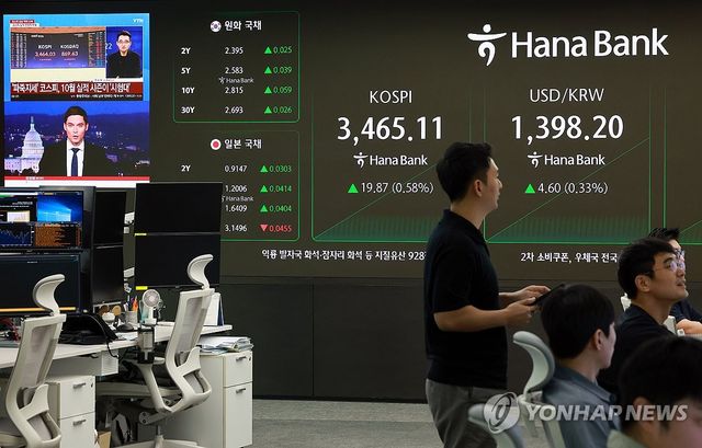 원/달러 환율, 영국 재정 불안에 상승 출발…1,398.5원