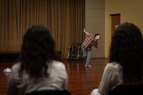 무용 '풍경' 오픈 리허설의 한 장면