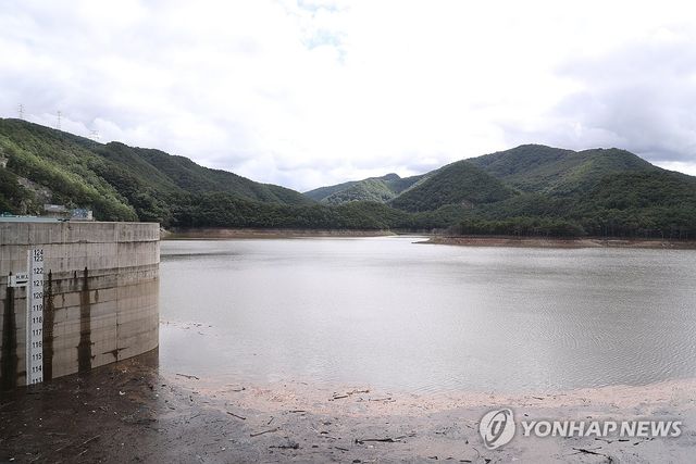 저수율 오른 오봉저수지