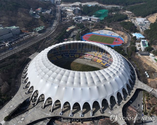 전국체전이 열릴 부산 아시아드주경기장